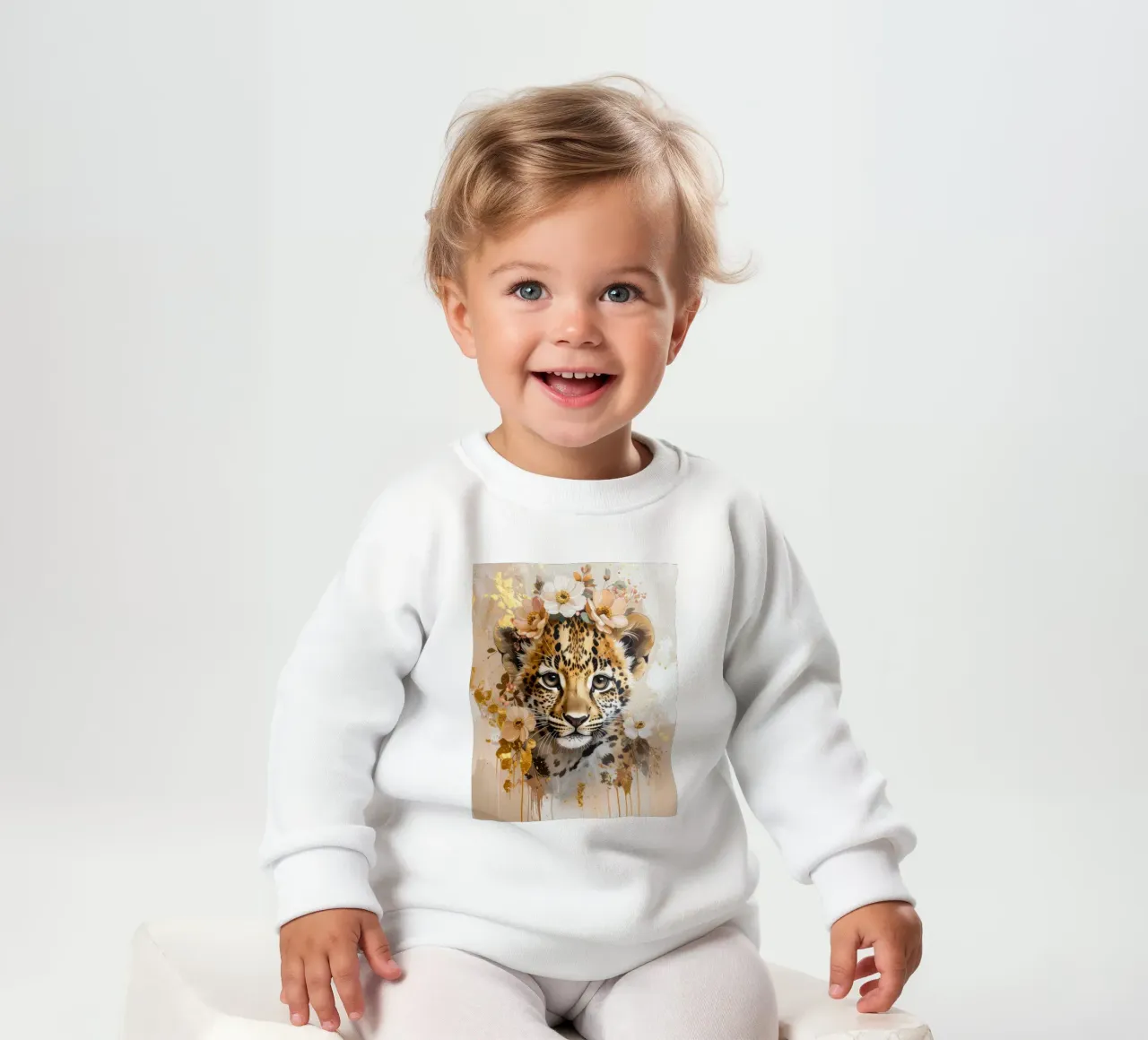 La piccola leopardessa sognatrice felpa neonato da Katalier (Kids)