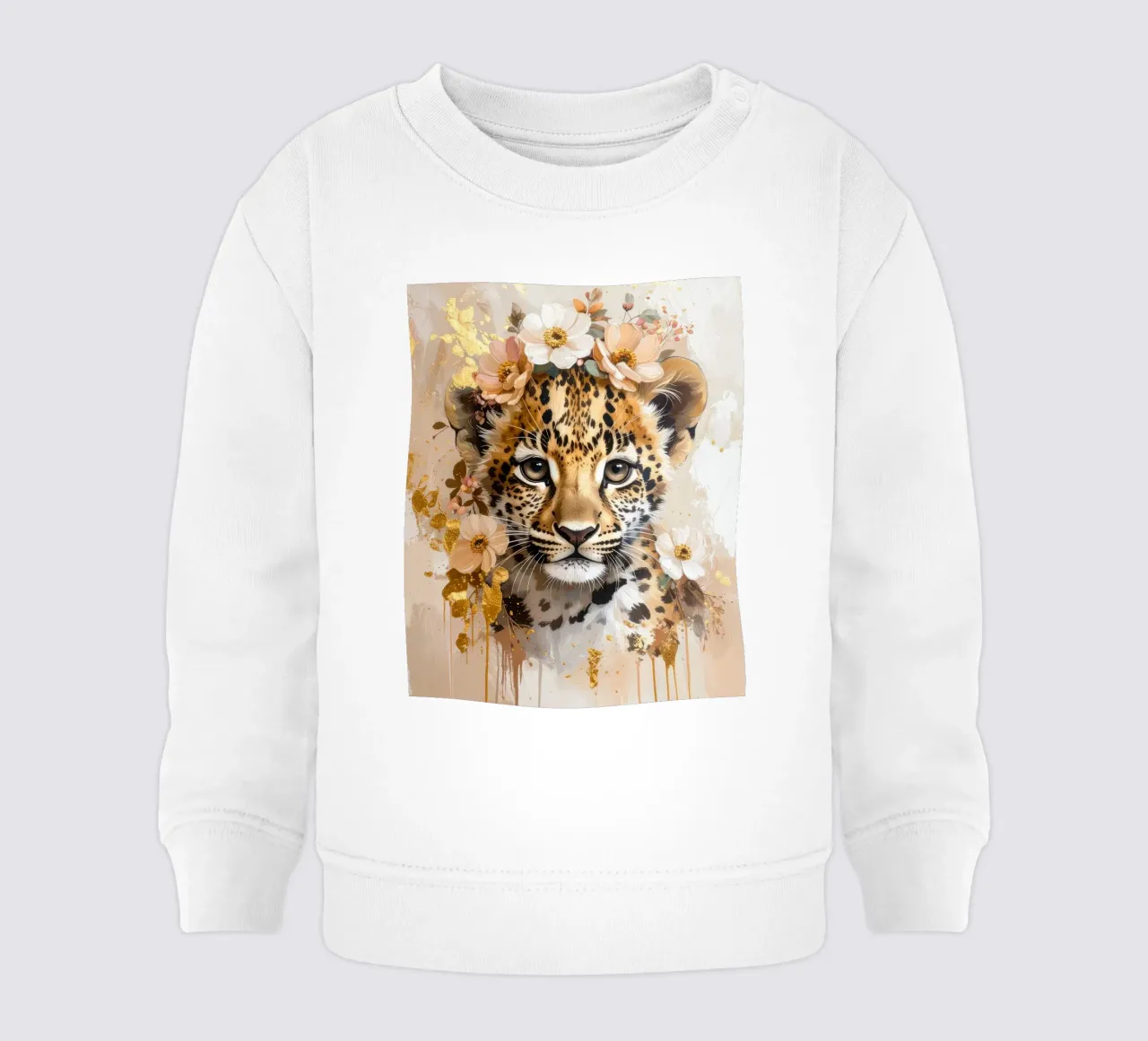 La piccola leopardessa sognatrice felpa neonato da Katalier (Kids)