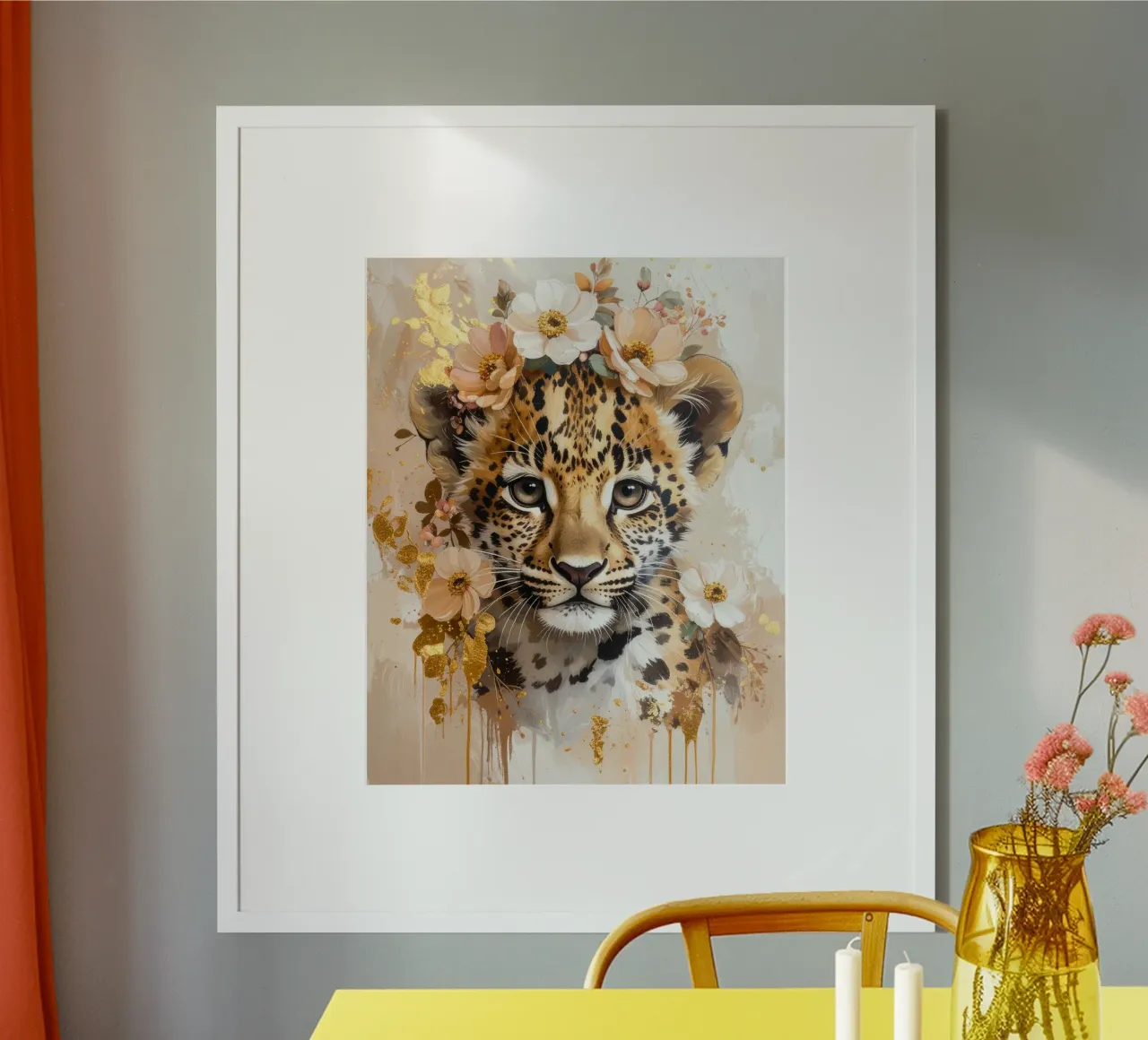 Die verträumte kleine Leopardin Hahnemühle von Katalier (Kids)