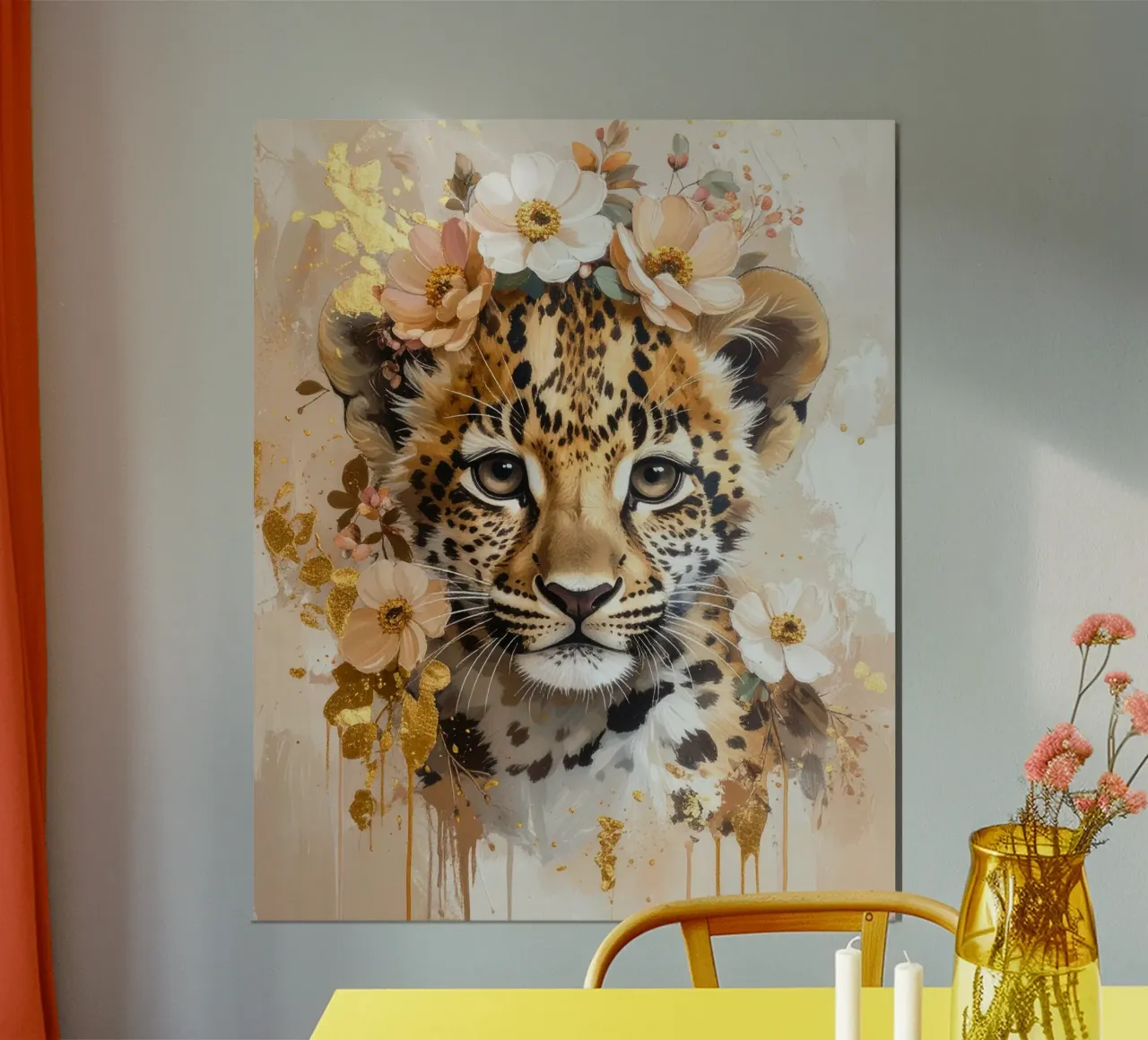 Die verträumte kleine Leopardin Hahnemühle von Katalier (Kids)