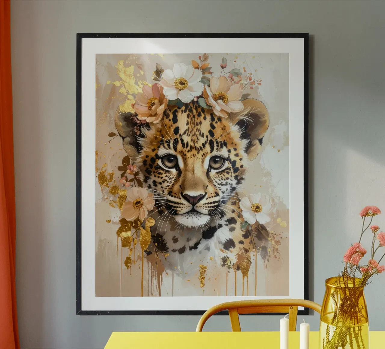 Die verträumte kleine Leopardin Hahnemühle von Katalier (Kids)