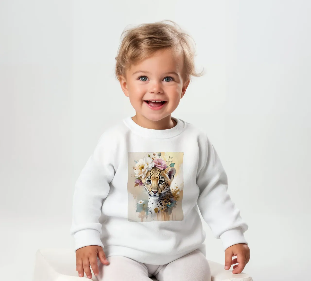 La piccola leopardessa sognatrice felpa neonato da Katalier (Kids)