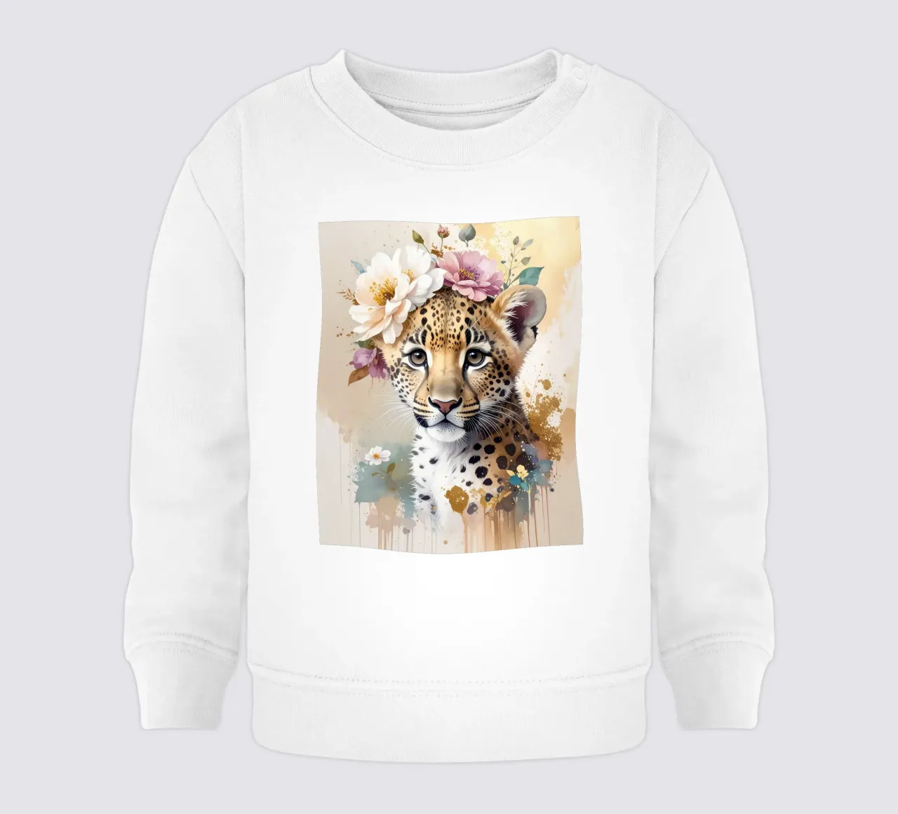 La piccola leopardessa sognatrice felpa neonato da Katalier (Kids)