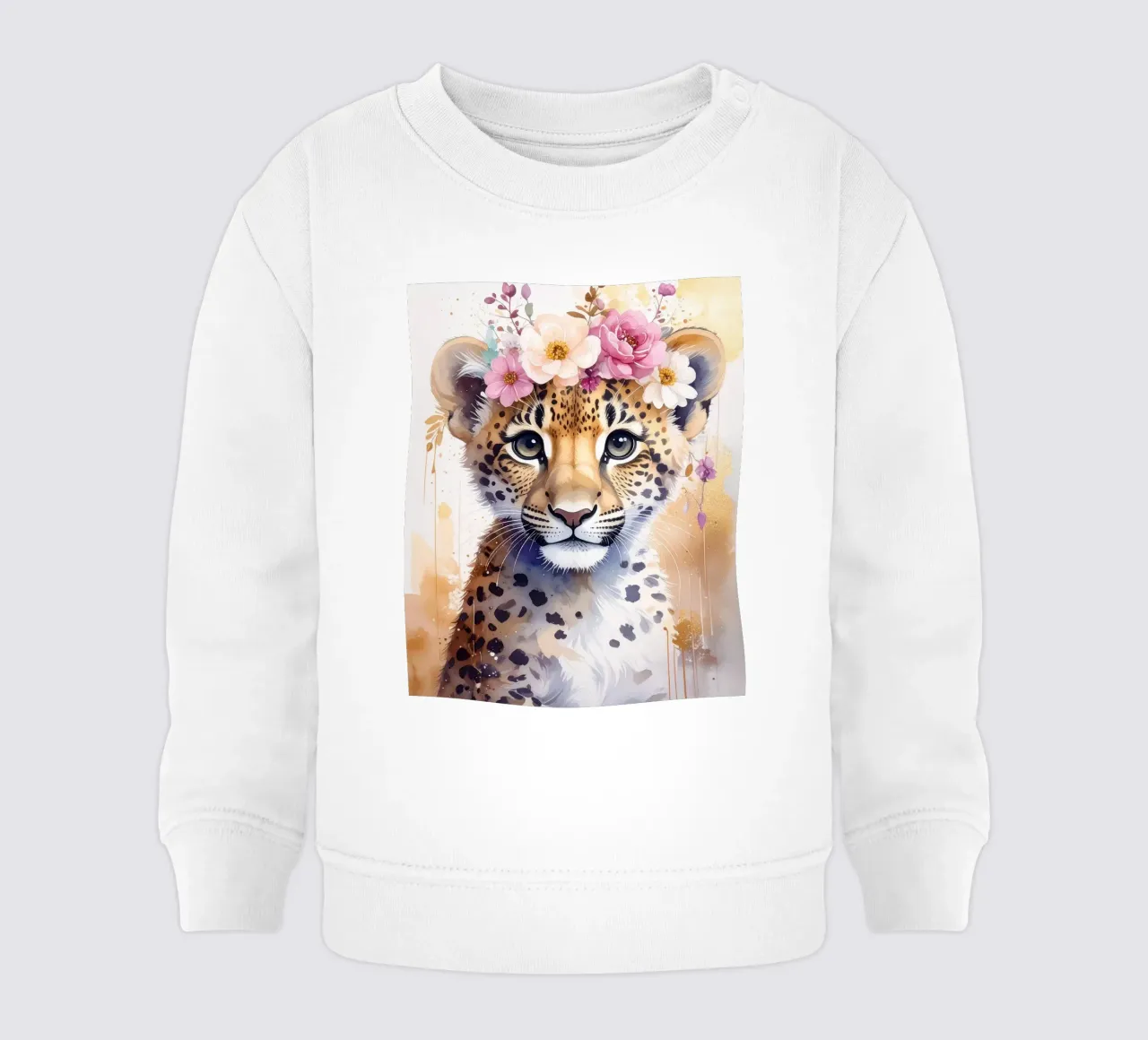 La piccola leopardessa sognatrice felpa neonato da Katalier (Kids)