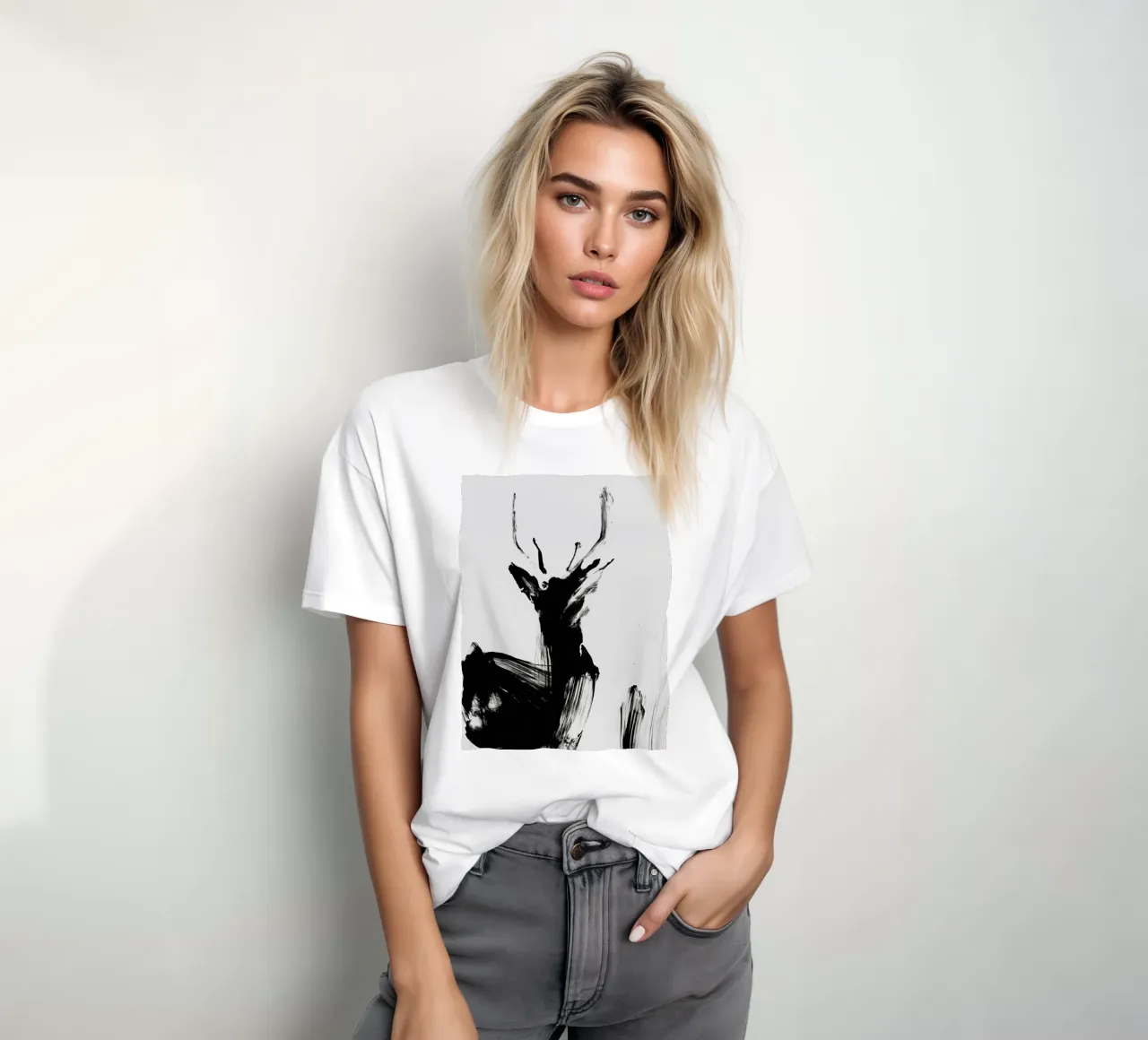Abstract Deer No 02 camiseta de treechild