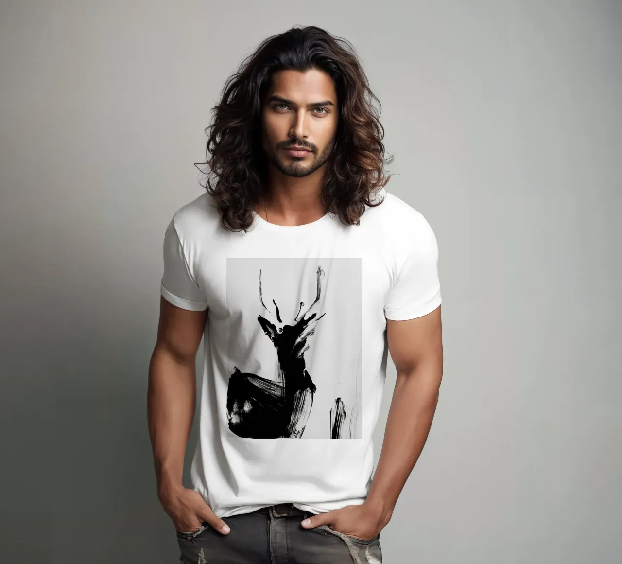 Abstract Deer No 02 camiseta de treechild