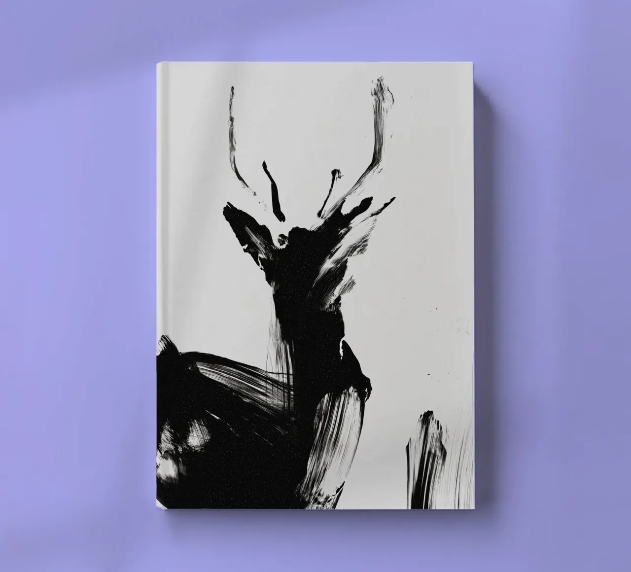 Abstract Deer No 02 notebook by treechild