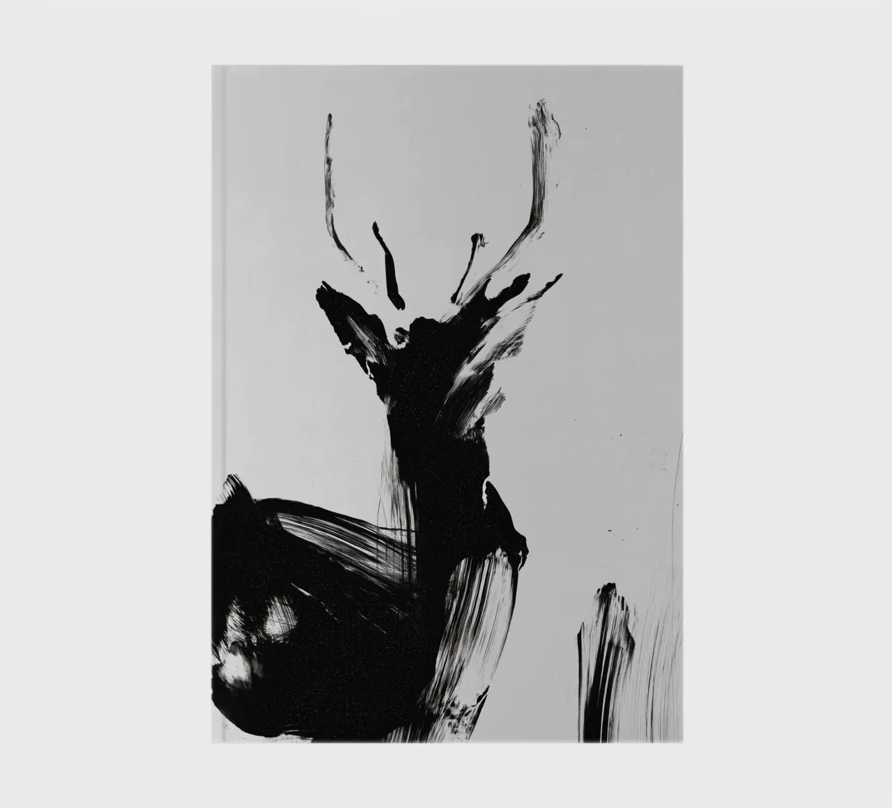 Abstract Deer No 02 notebook by treechild