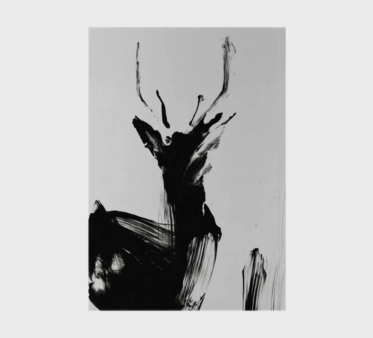 Abstract Deer No 02 notebook by treechild