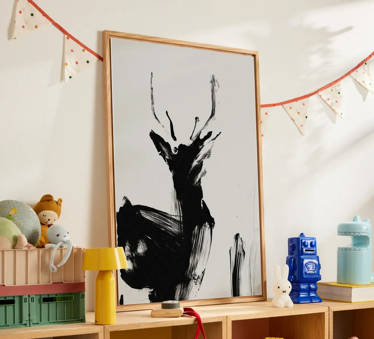 Abstract Deer No 02 plexiglass da treechild