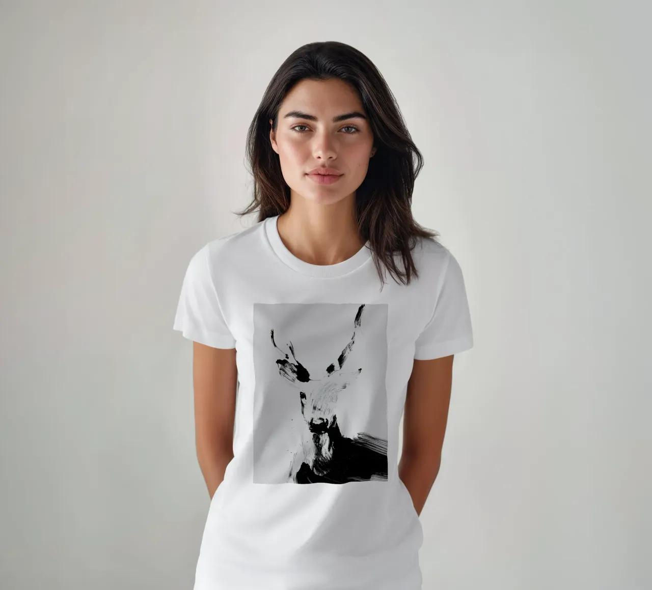 Abstract Deer No 03 t-shirt da treechild
