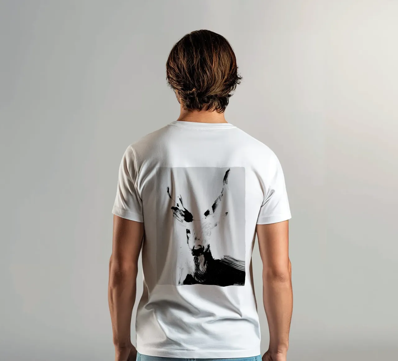 Abstract Deer No 03 t-shirt da treechild