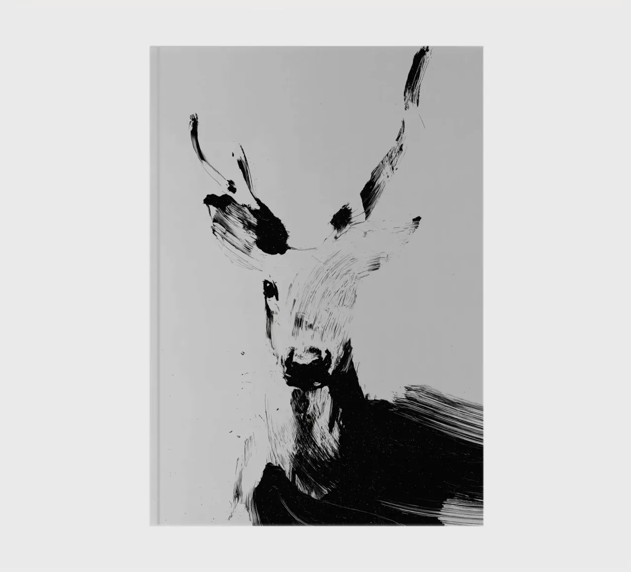 Abstract Deer No 03 notebook by treechild