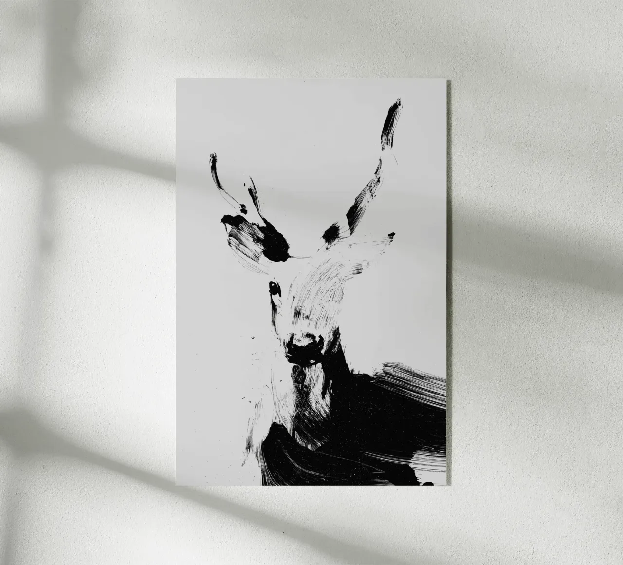 Abstract Deer No 03 plexiglass da treechild