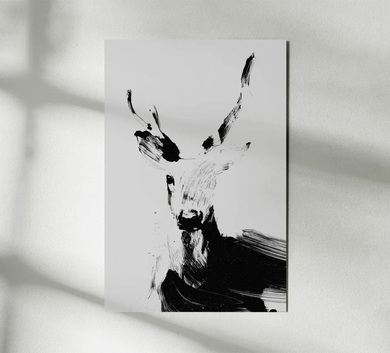 Abstract Deer No 03 alluminio dibond da treechild