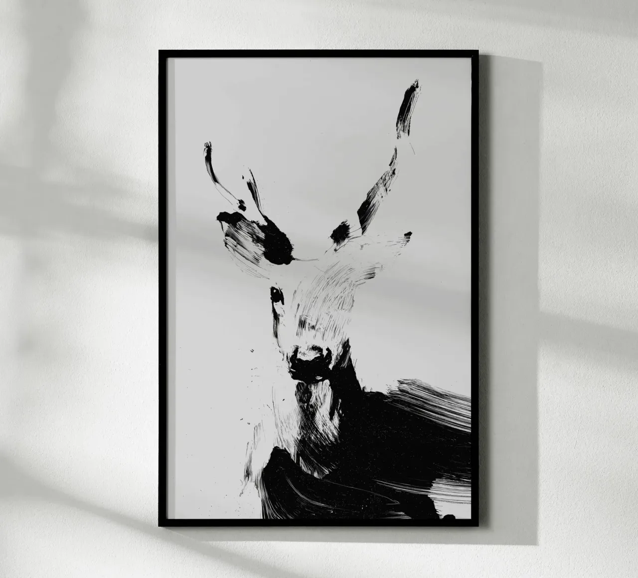 Abstract Deer No 03 carta hahnemühle da treechild