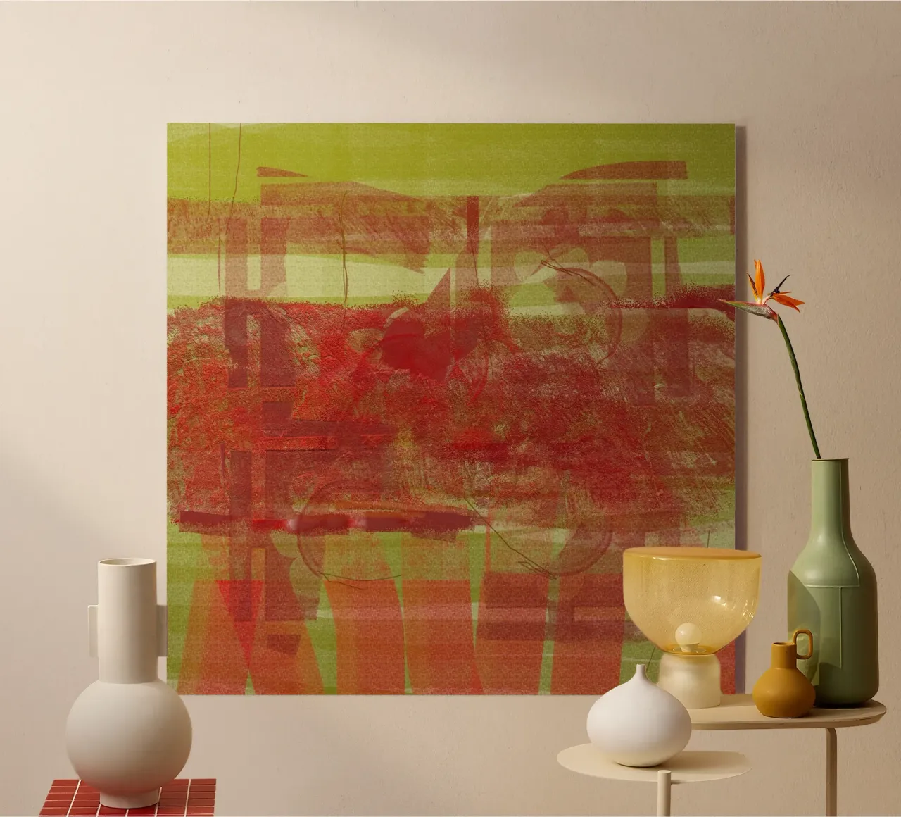 Abstract colorful plexiglass da artshop