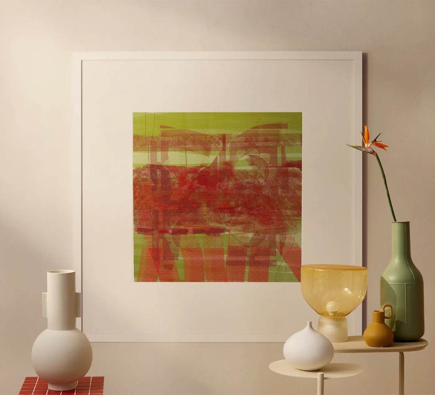 Abstract colorful poster da artshop