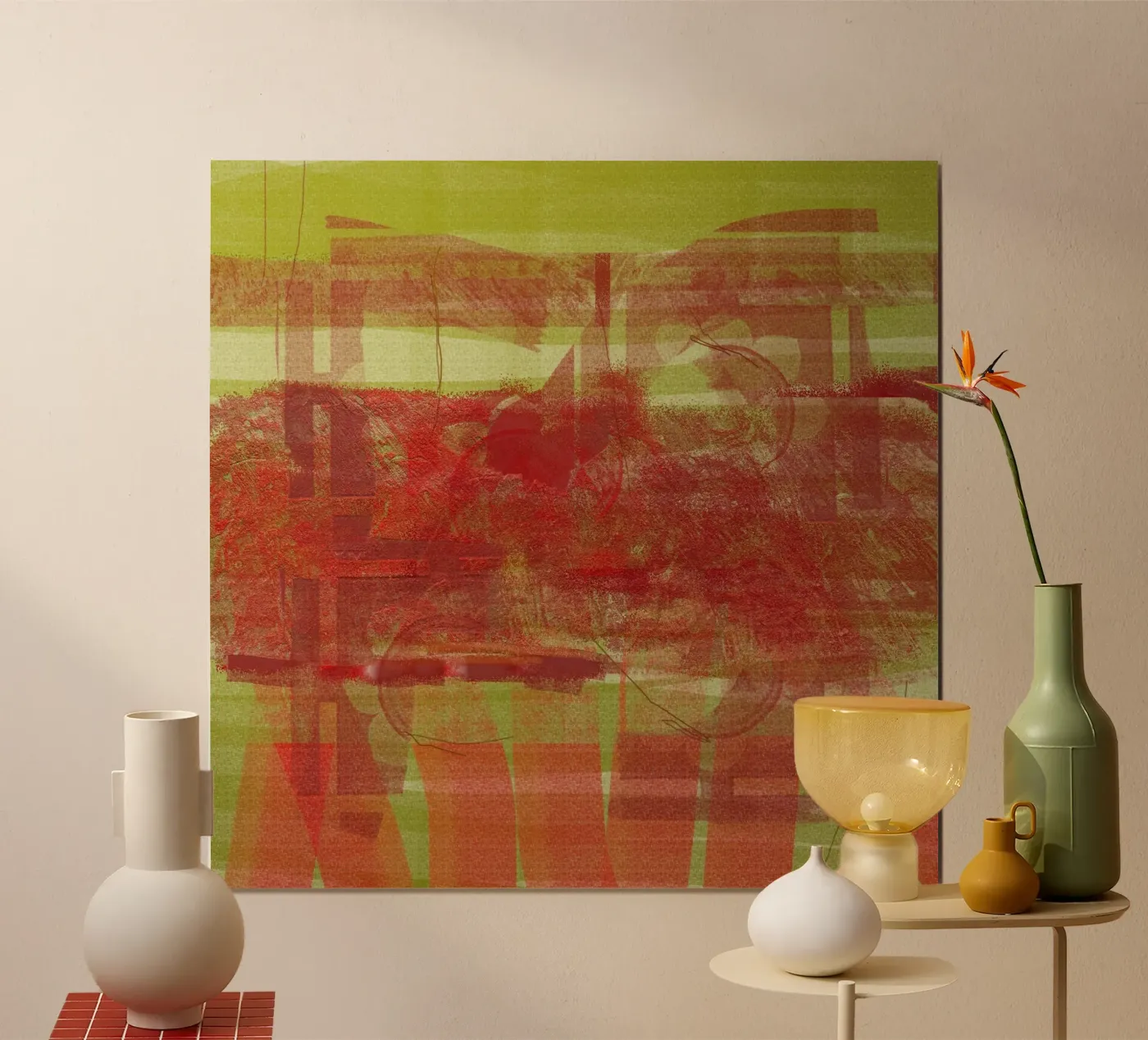 Abstract colorful poster da artshop