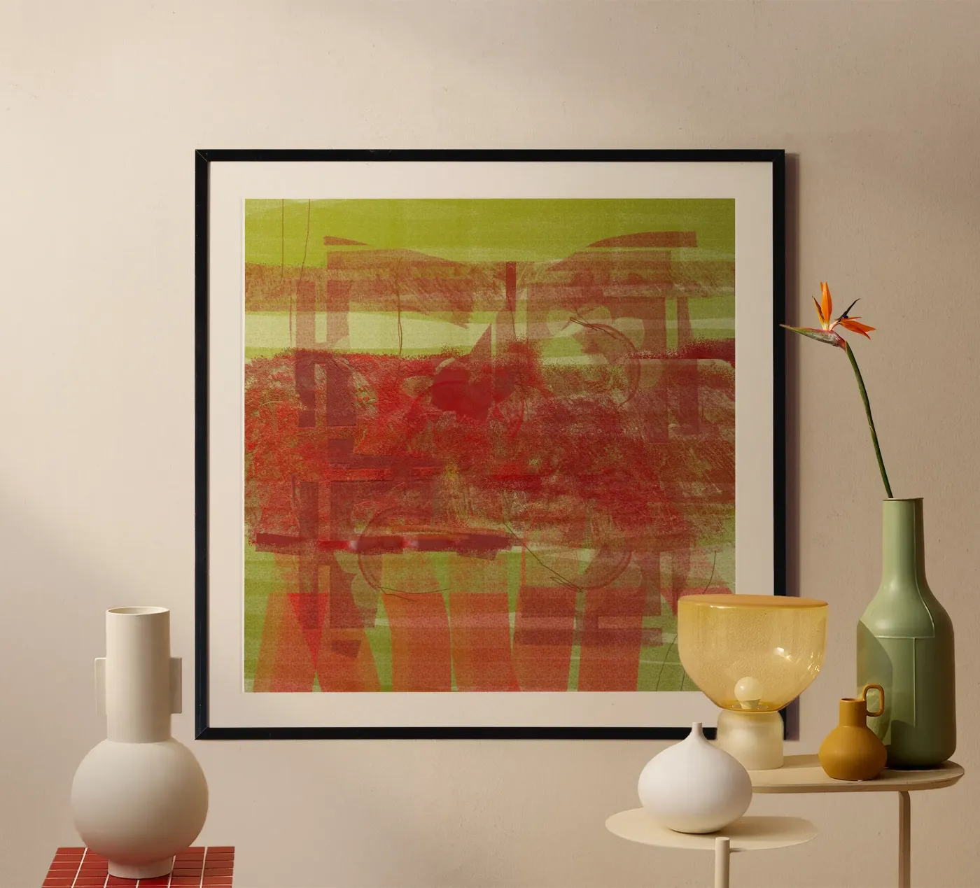 Abstract colorful poster da artshop