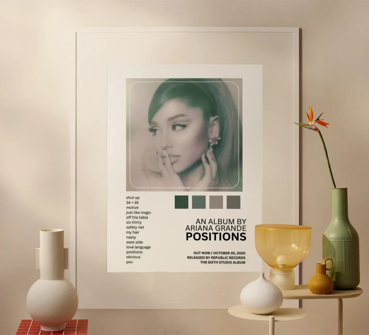 Ariana Grande Positions carta hahnemühle da Roronoa7