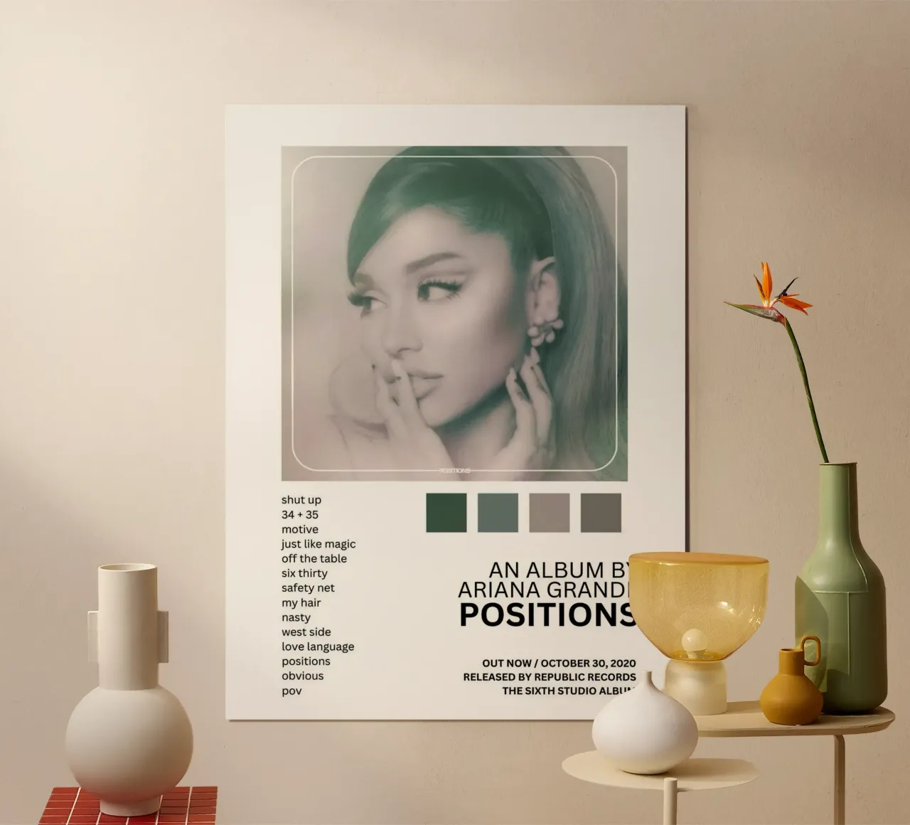 Ariana Grande Positions carta hahnemühle da Roronoa7