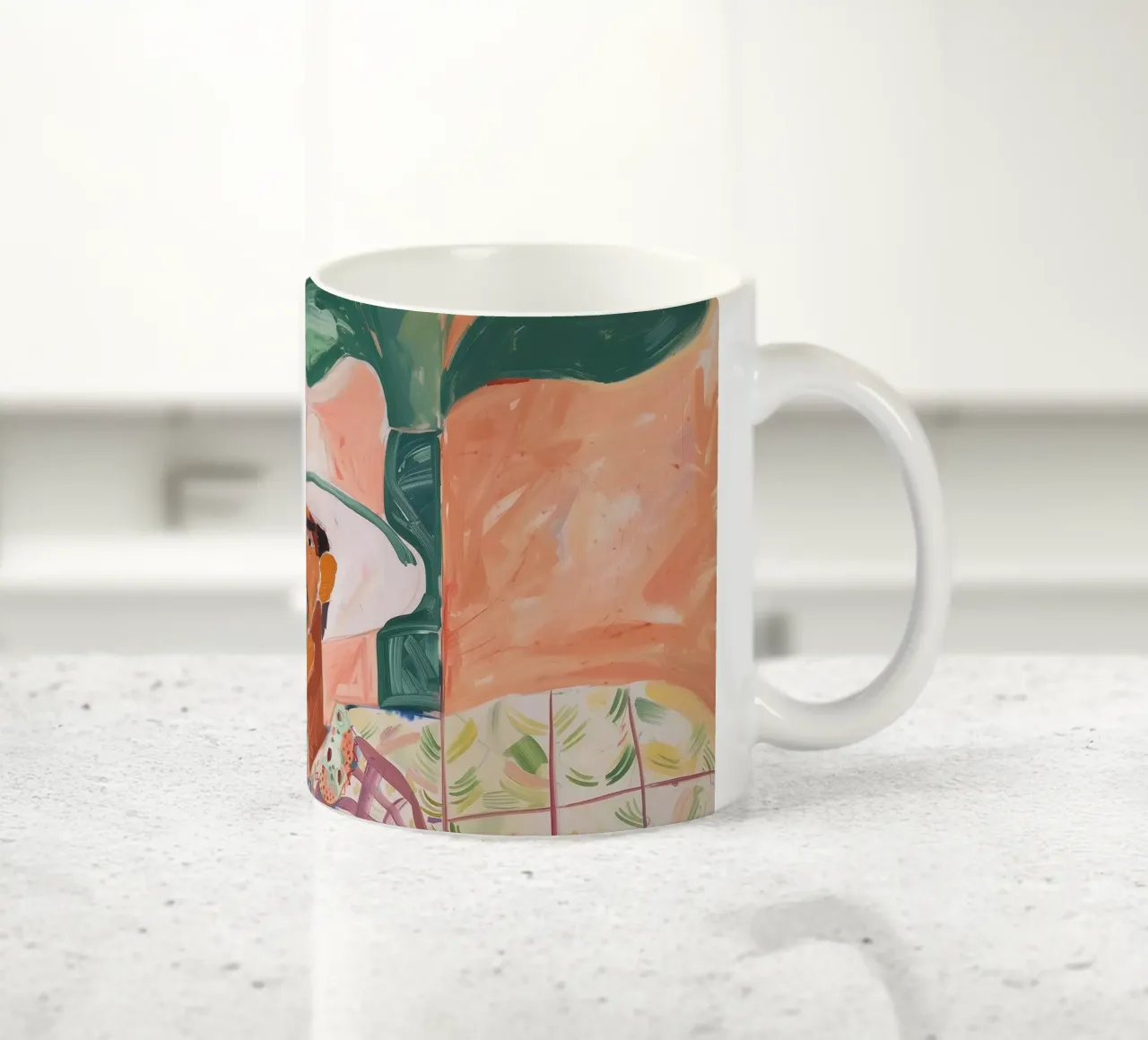 The Sunlit Wanderer I tazza in ceramica da BALIKA HOMES ART