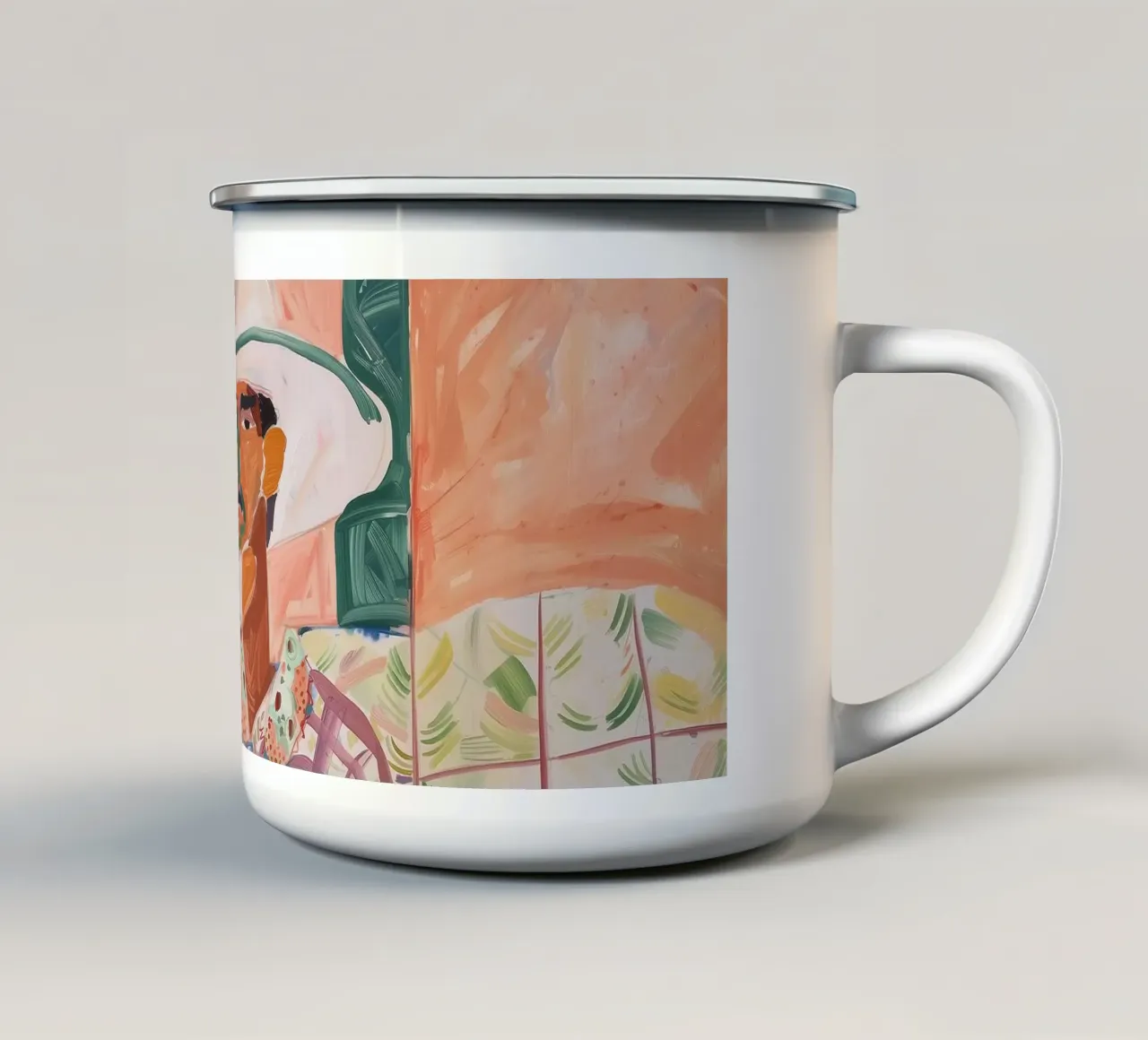The Sunlit Wanderer I tazza in smalto da BALIKA HOMES ART