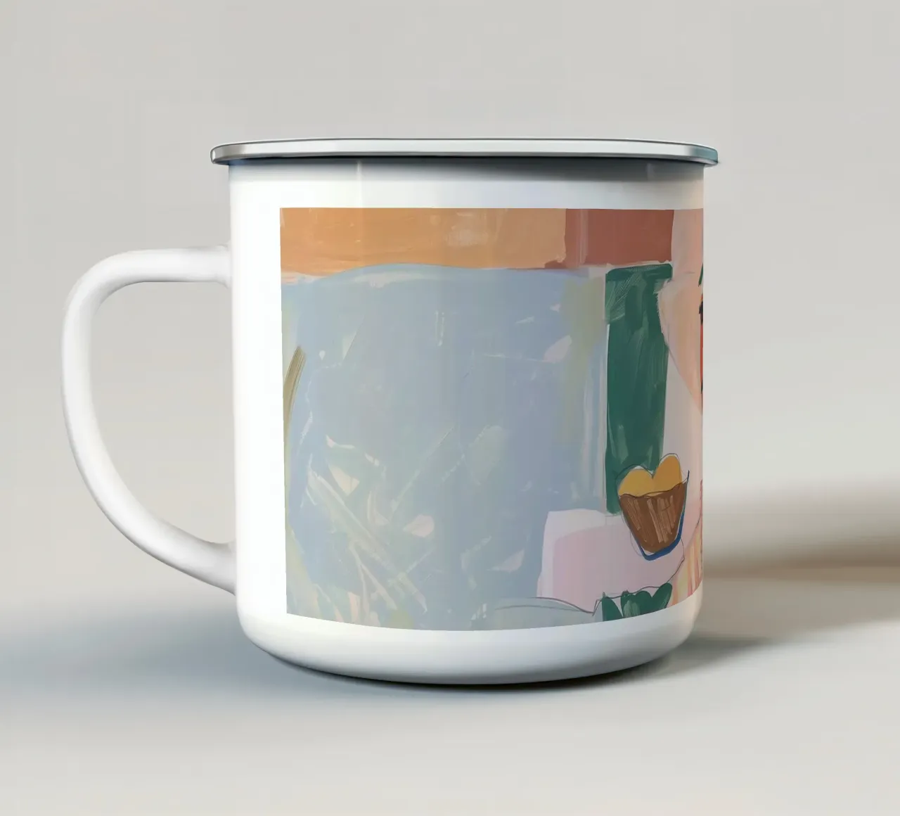 The Sunlit Wanderer I tazza in smalto da BALIKA HOMES ART