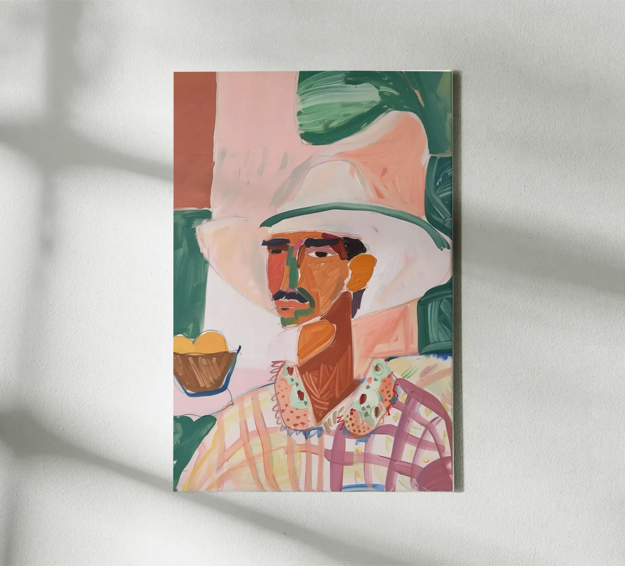 The Sunlit Wanderer I tela con Cornice a cassetta da BALIKA HOMES ART