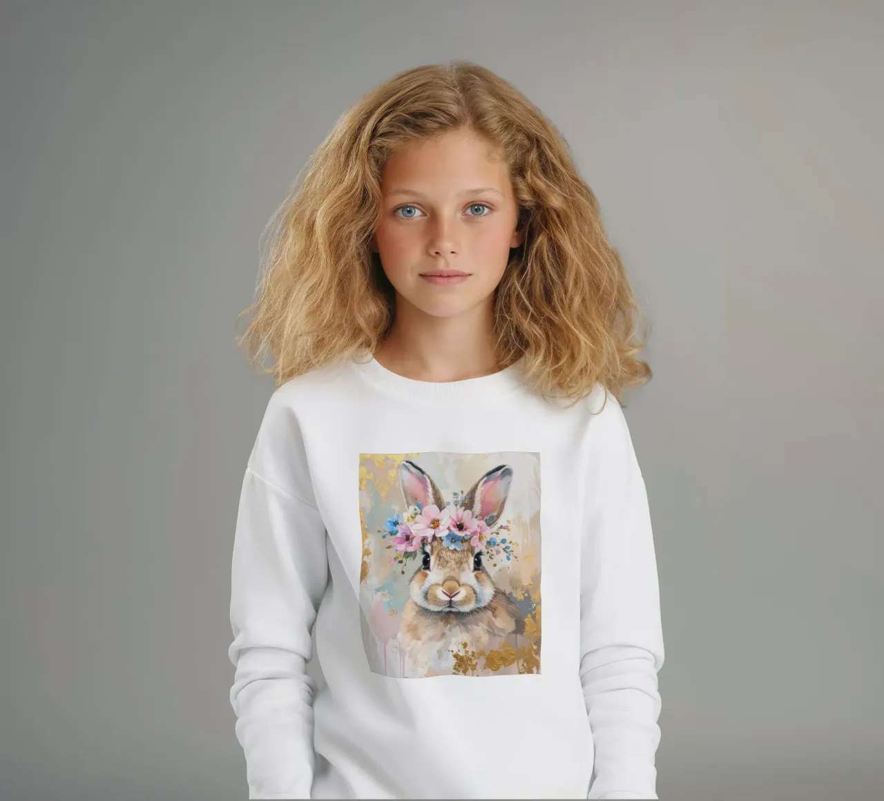 Il coniglio sognatore felpa bambino da Katalier (Kids)