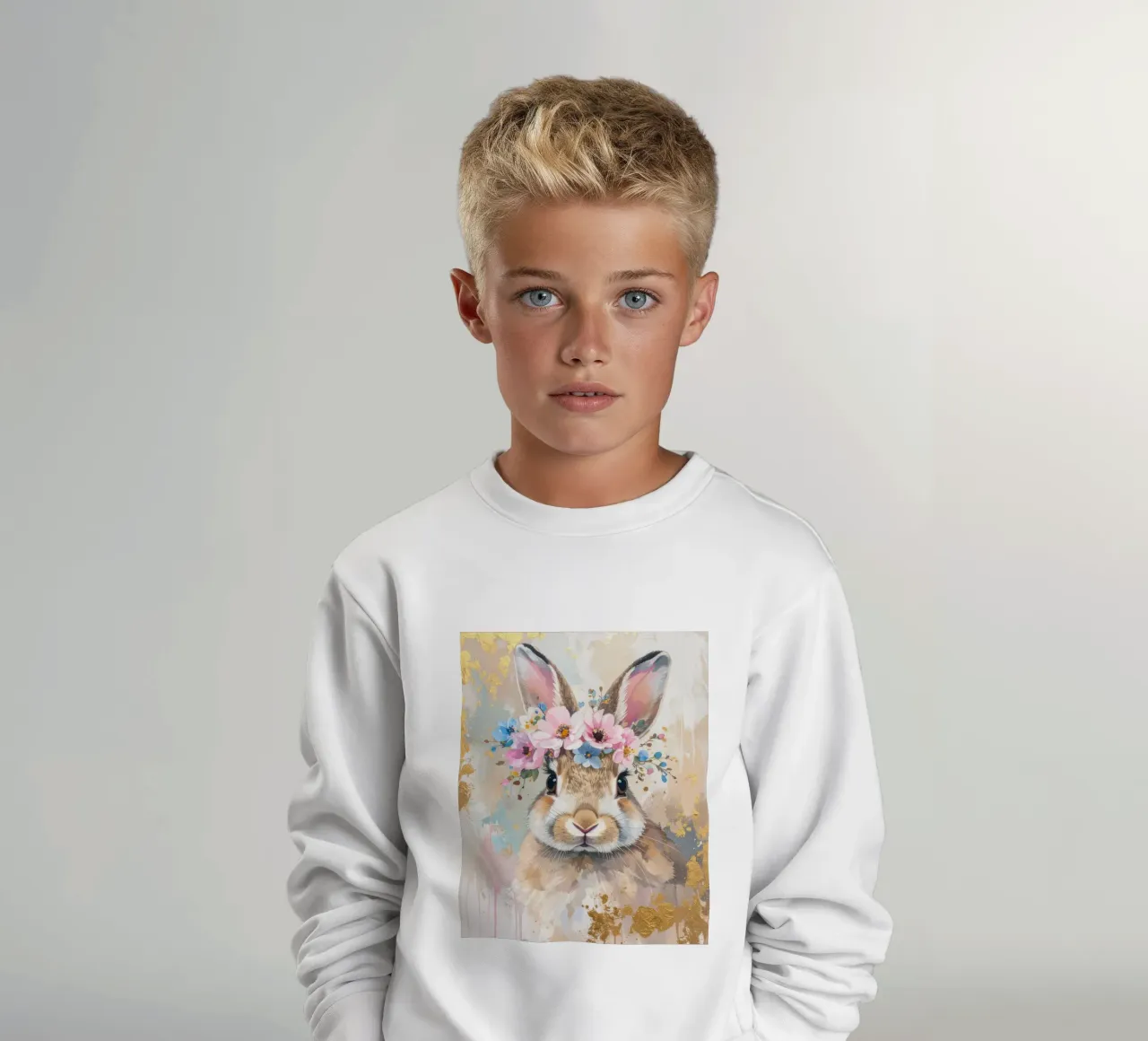 Il coniglio sognatore felpa bambino da Katalier (Kids)