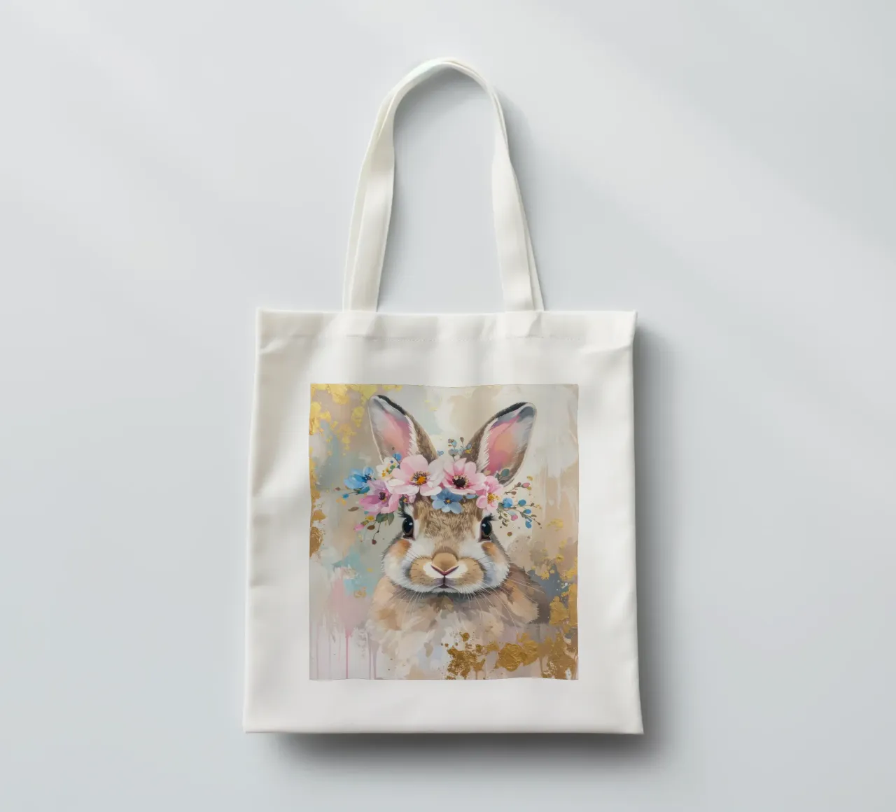 Il coniglio sognatore borsa in juta da Katalier (Kids)
