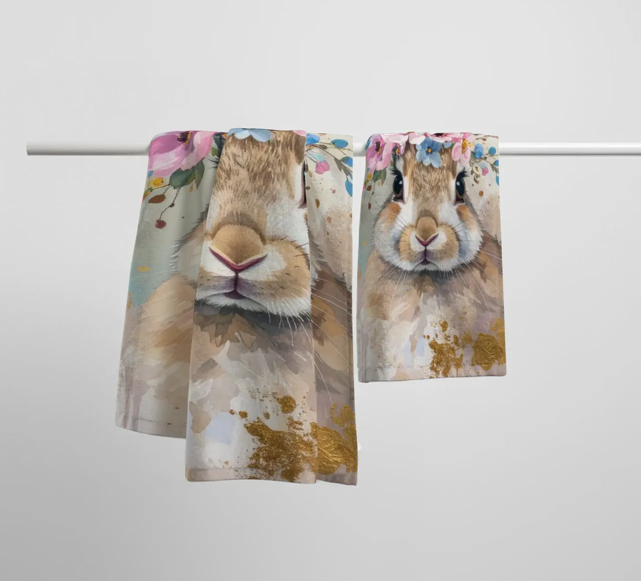 Il coniglio sognatore asciugamano da bagno da Katalier (Kids)