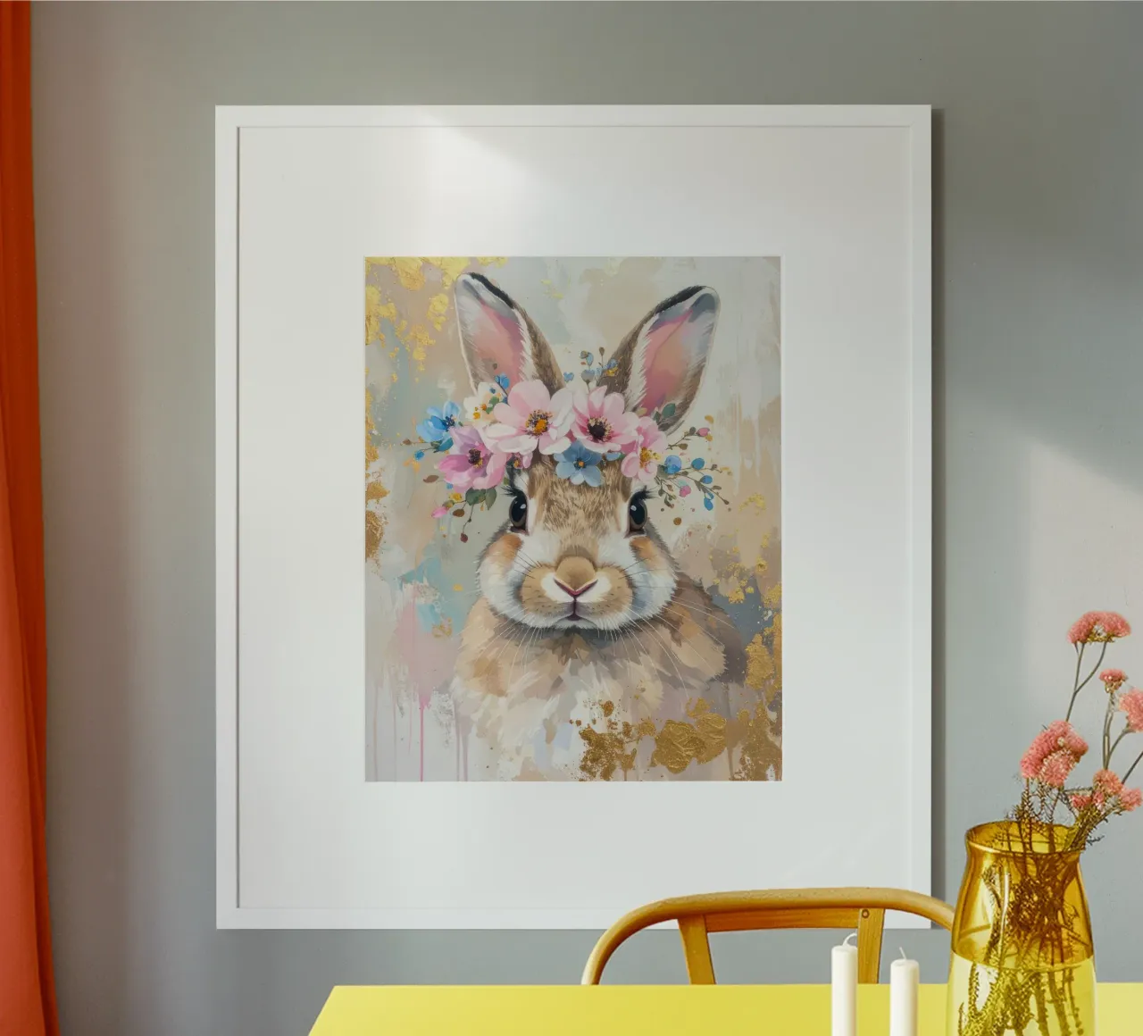 Das verträumte Kaninchen Hahnemühle von Katalier (Kids)