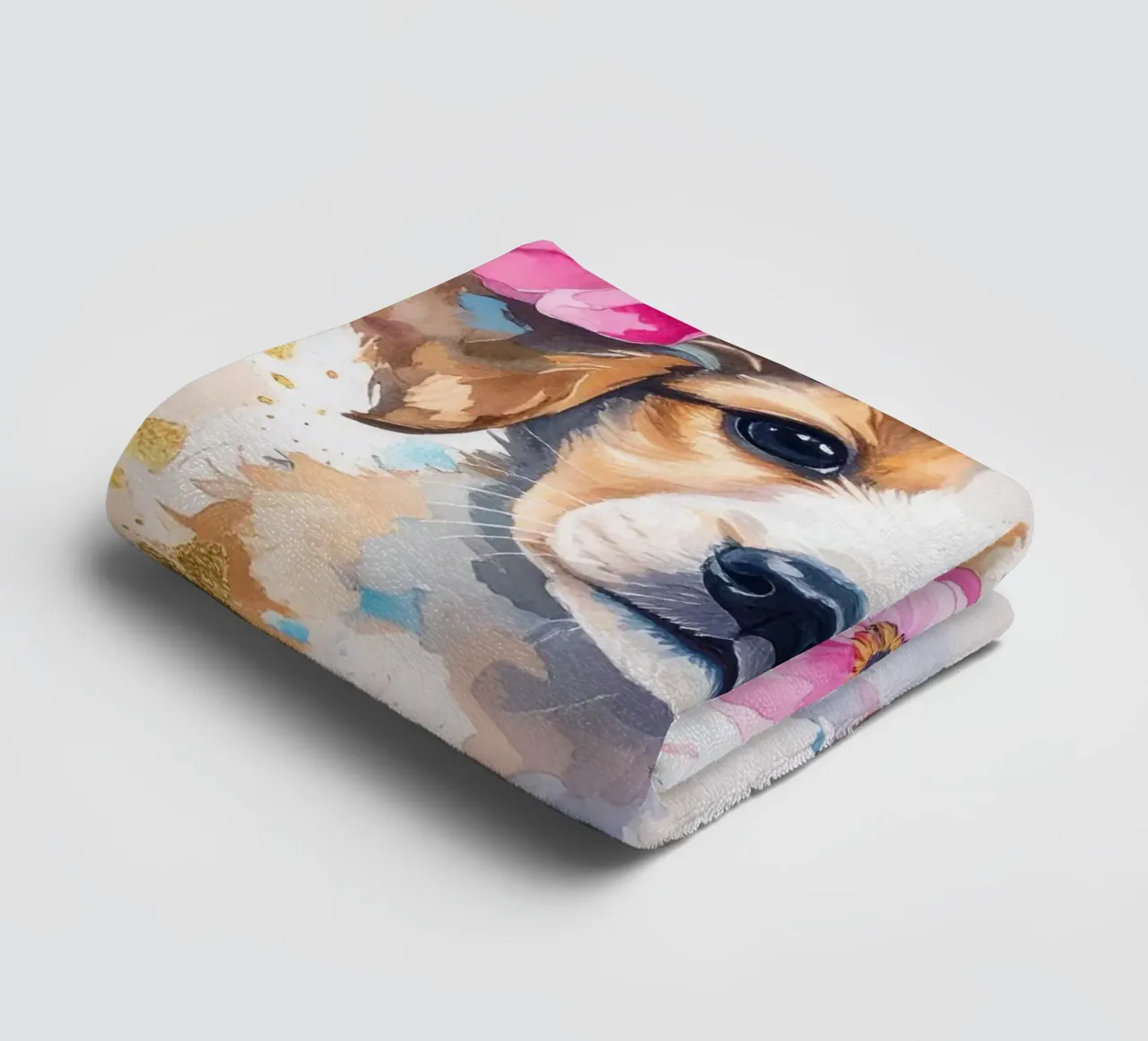 Il cucciolo sognatore asciugamano da bagno da Katalier (Kids)