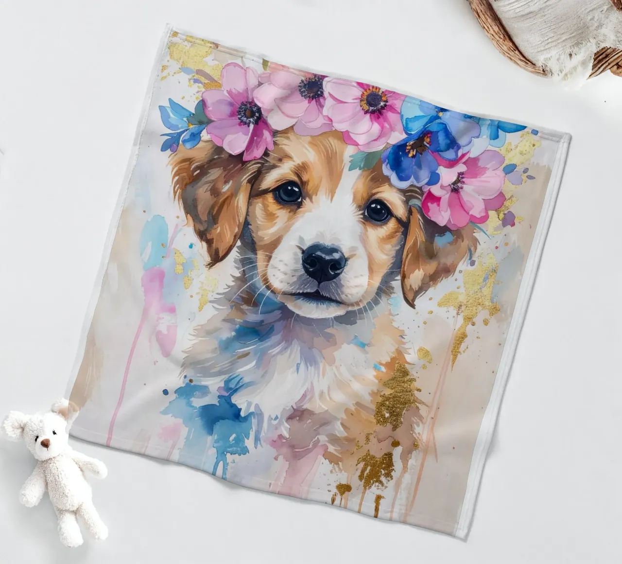 Il cucciolo sognatore coperta in pile da Katalier (Kids)