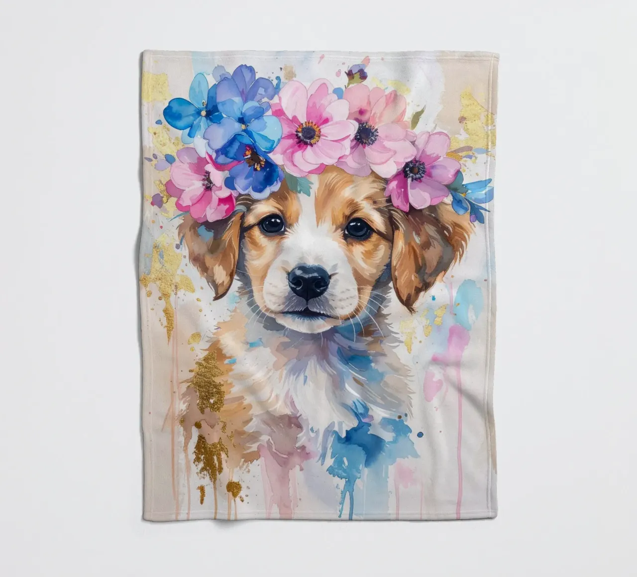 Il cucciolo sognatore coperta in pile da Katalier (Kids)