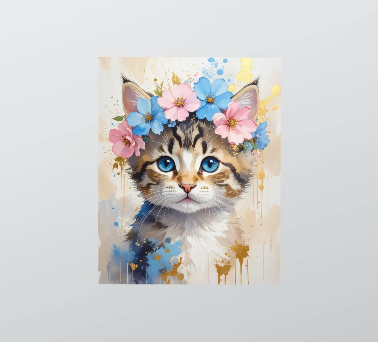 Das verträumte kleine Kätzchen Sticker von Katalier (Kids)