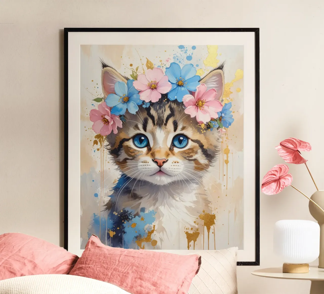 Il gattino sognatore carta hahnemühle da Katalier (Kids)