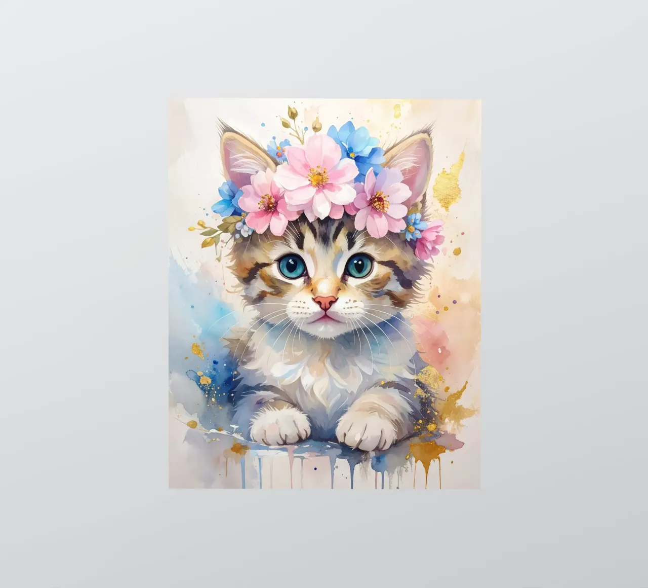 Das verträumte kleine Kätzchen Sticker von Katalier (Kids)