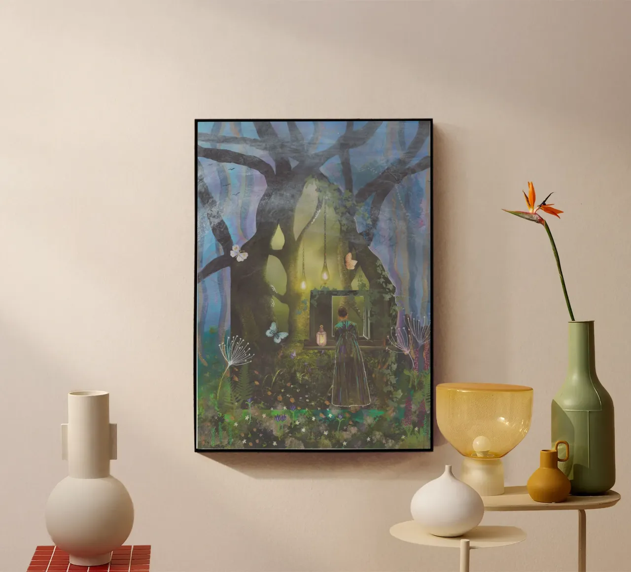 magischer Hexenwald plexiglass da Blattwerkzauber