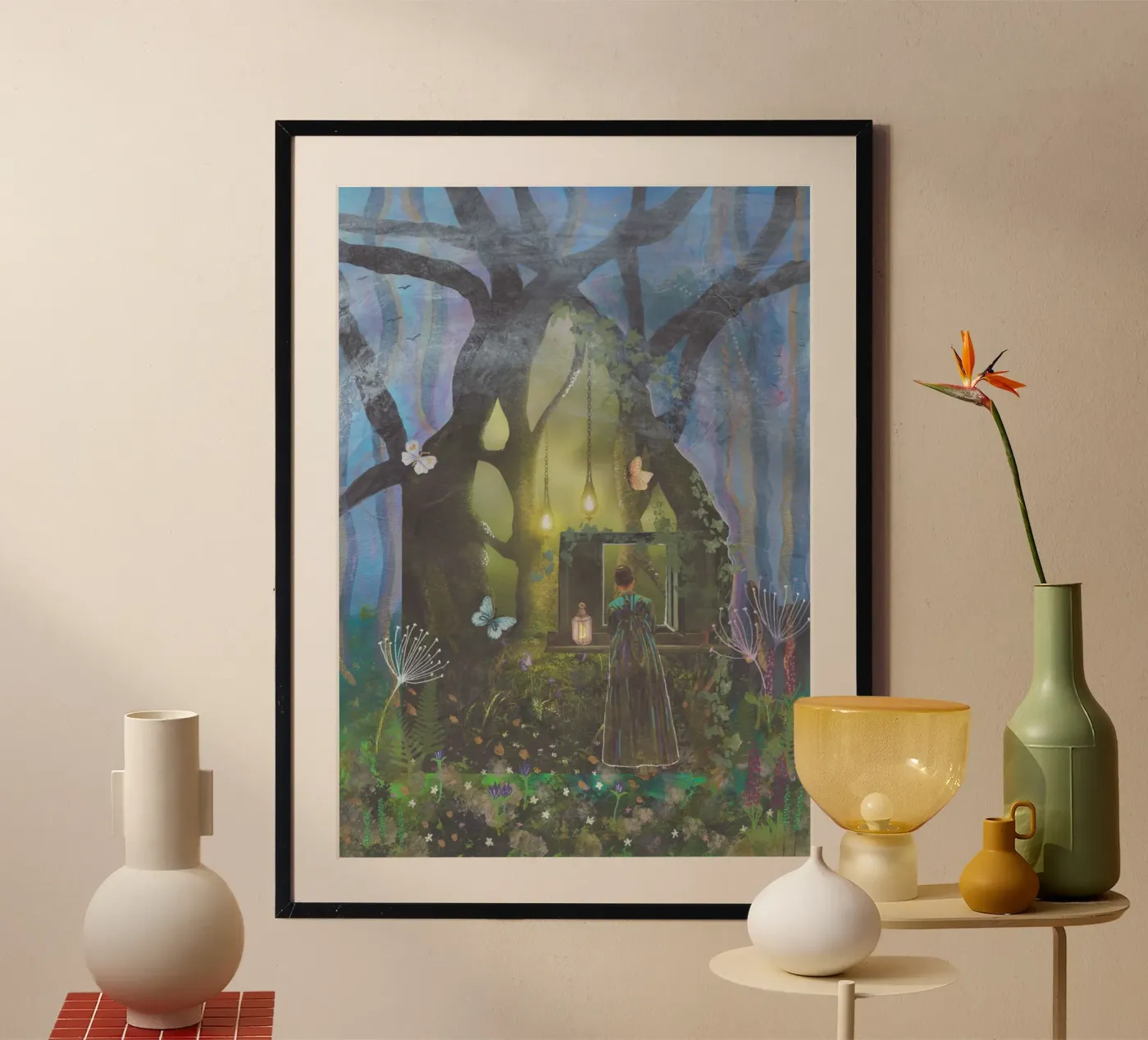 magischer Hexenwald poster da Blattwerkzauber