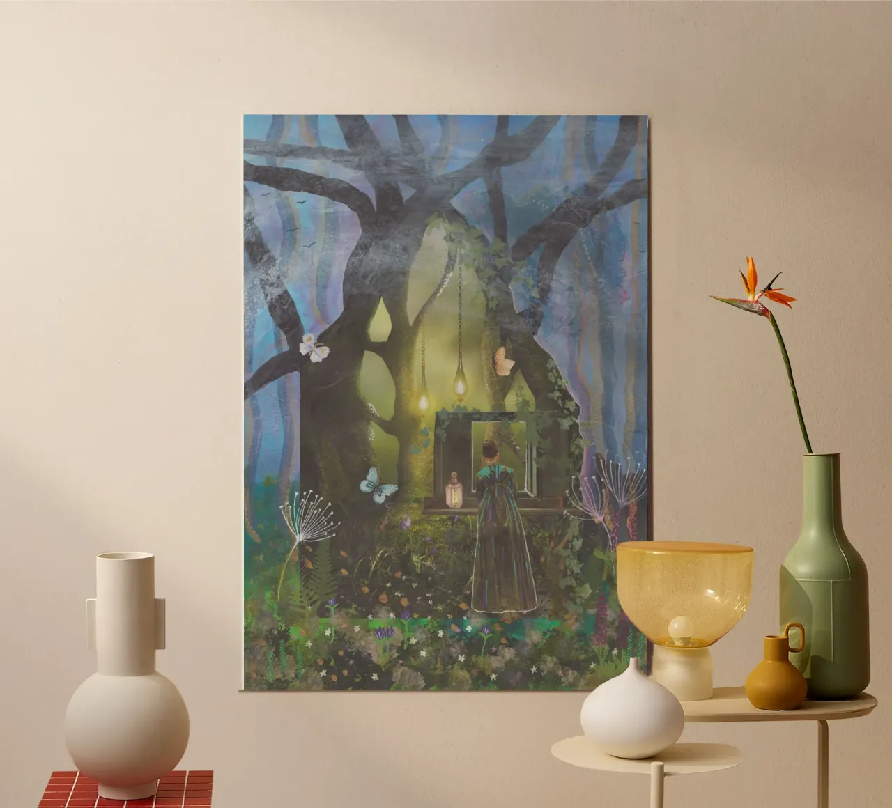 magischer Hexenwald poster da Blattwerkzauber