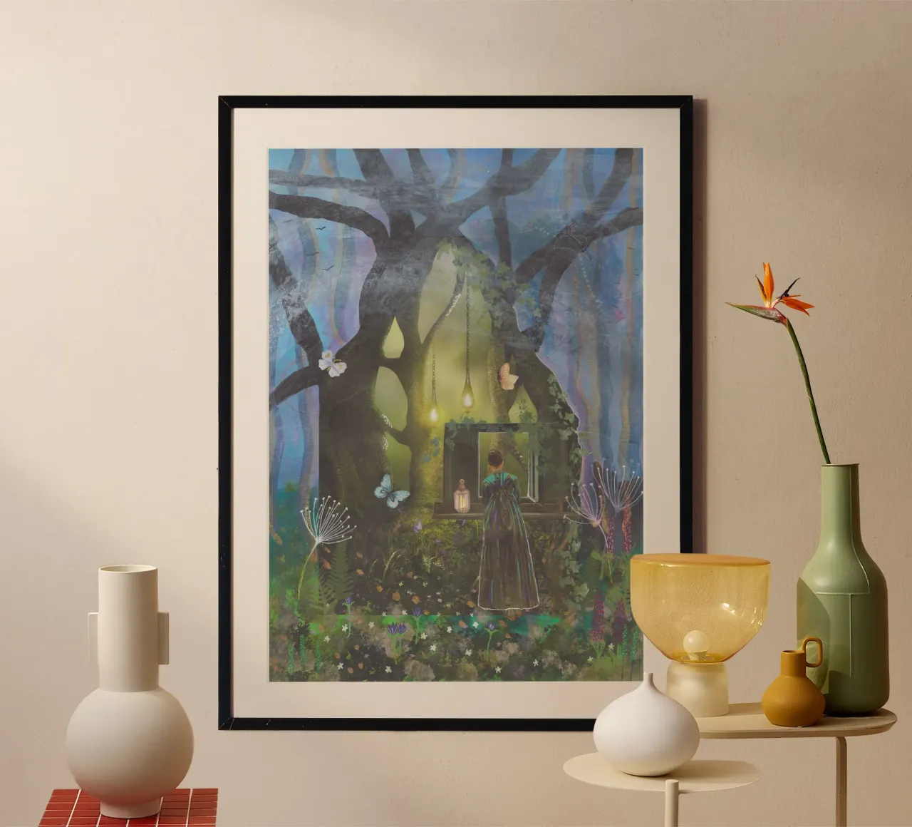 magischer Hexenwald poster da Blattwerkzauber