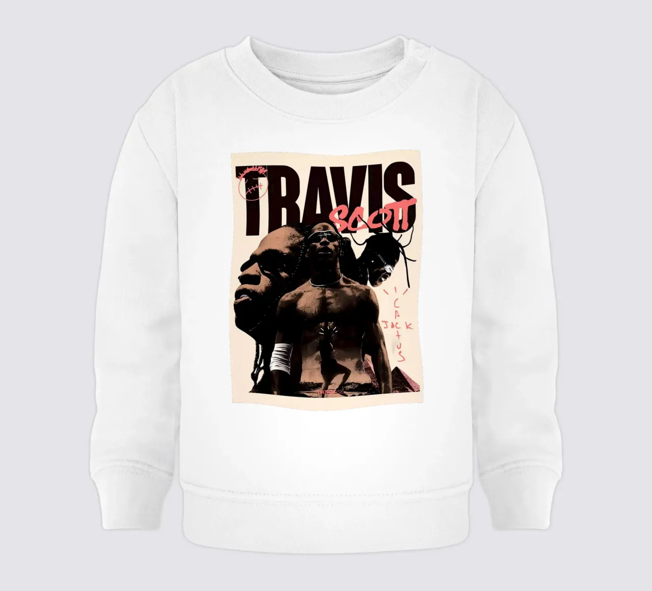 Travis Scott 19 baby sweatshirt van music soul