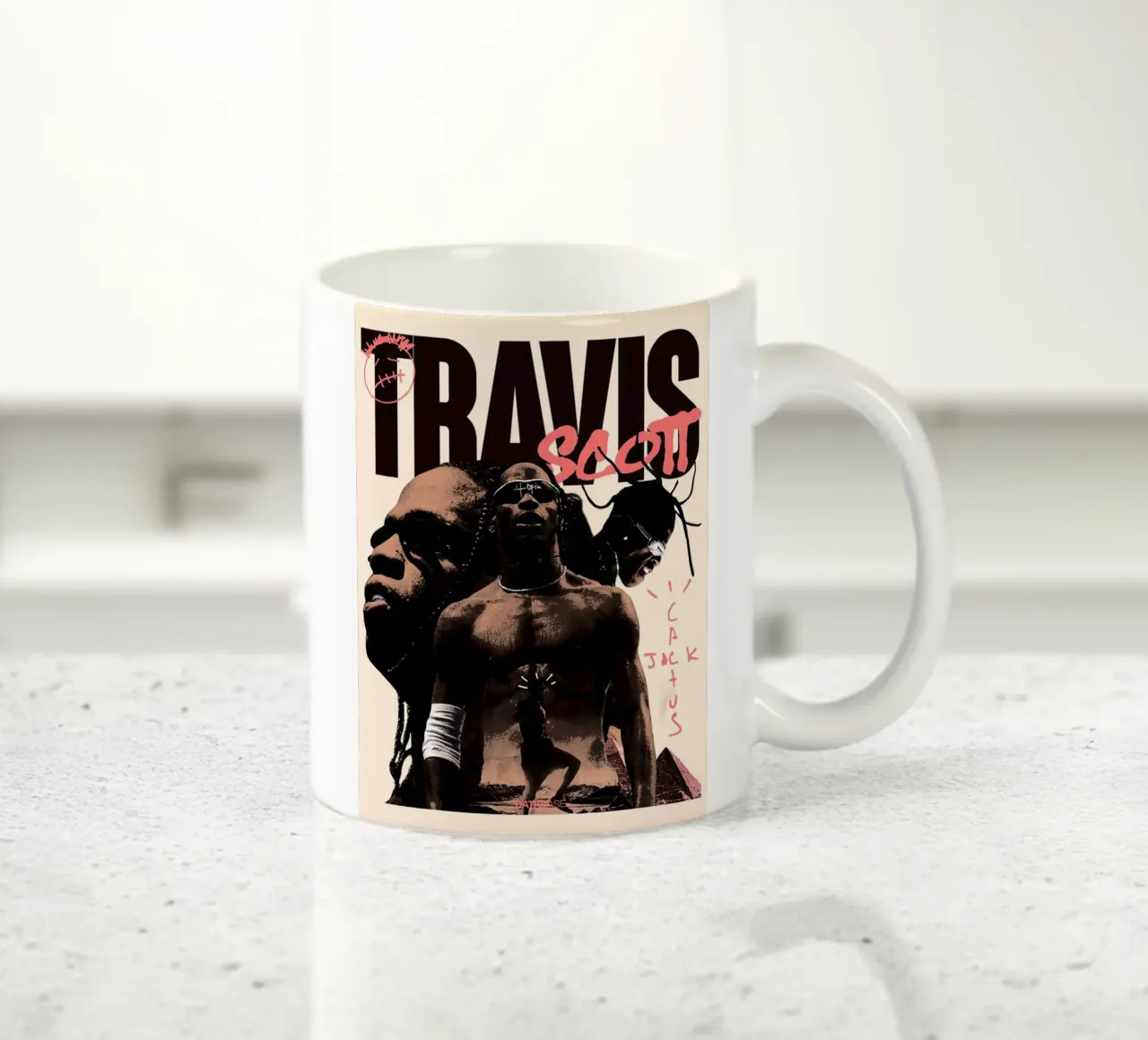 Travis Scott 19 keramische mok van music soul