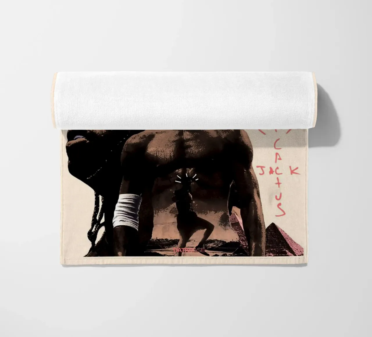 Travis Scott 19 beach towel by music soul