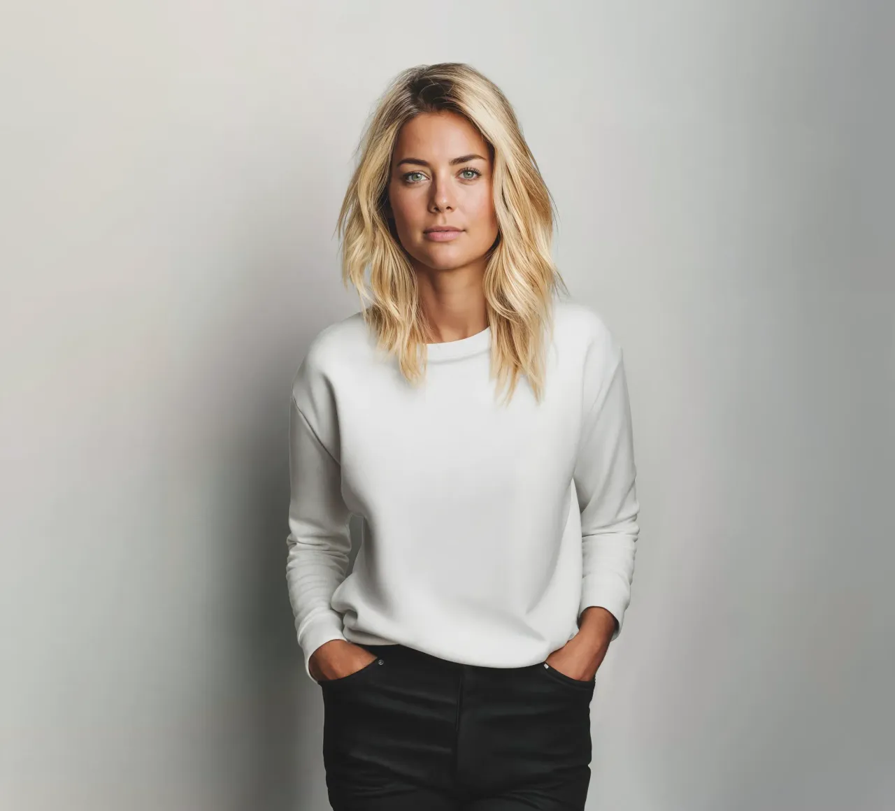 Circle Two sweatshirt by Studio B