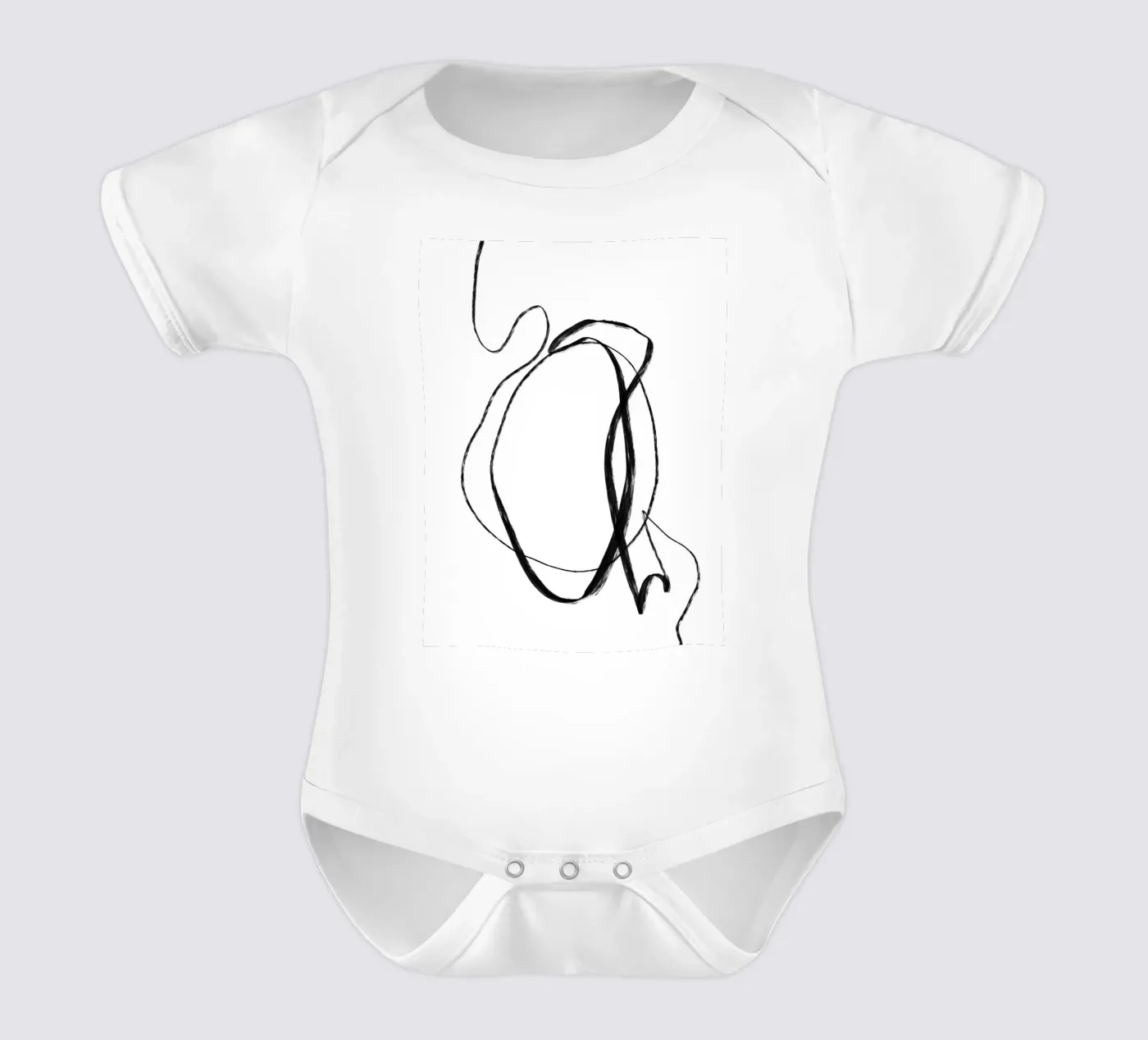 Circle Two body neonato maniche corte da Studio B